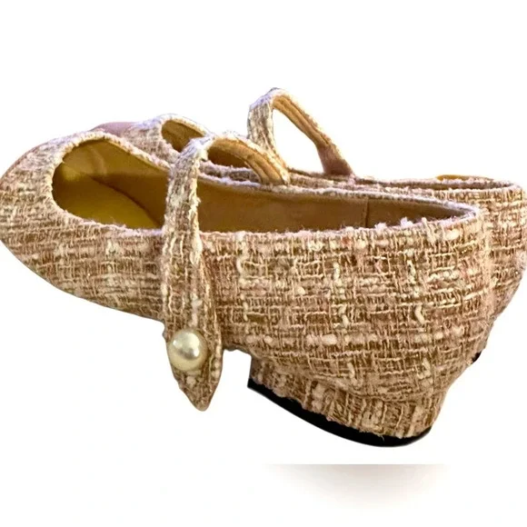 New C.Paravano Women's Flats Shoes Round Toe Ballet Flats with Strap - Picture 2 of 6